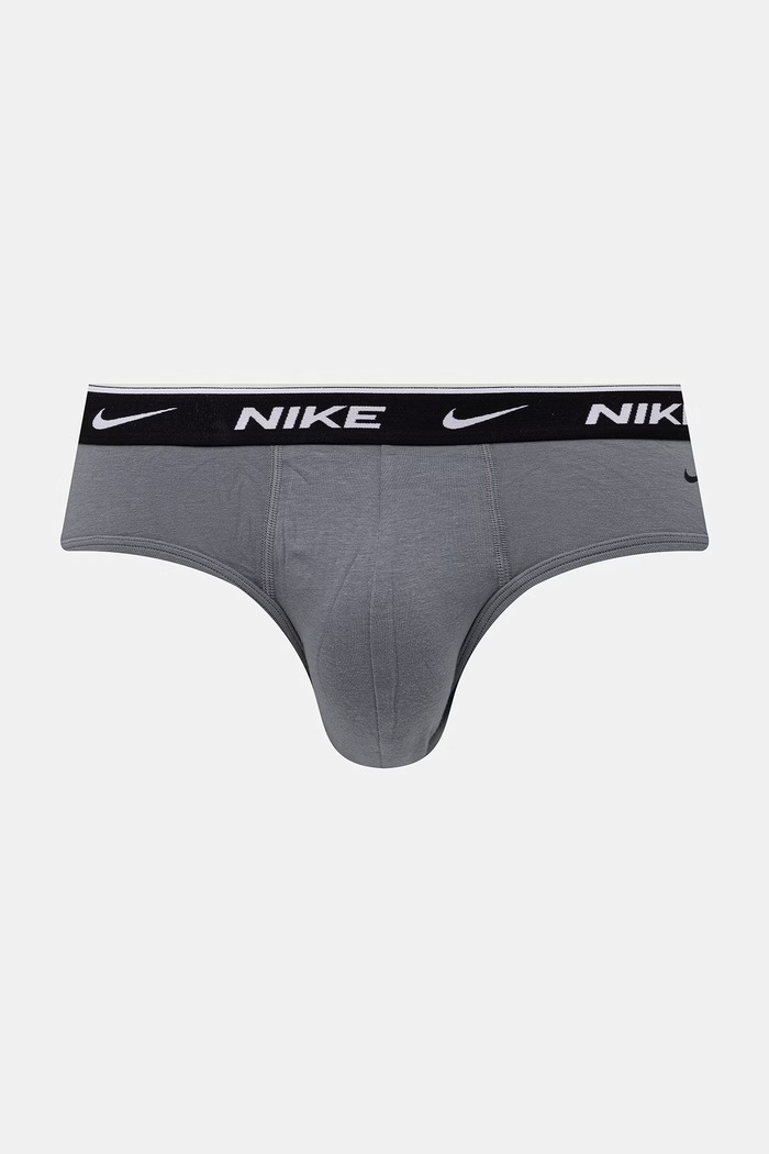 Nike slipy męskie bawełniane z elastanem 5-pack szary NQ00KE1294