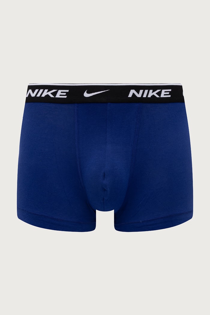 Boxerky pánske bavlnené s elastanom 5-pak Nike modrá NQ00KE1295