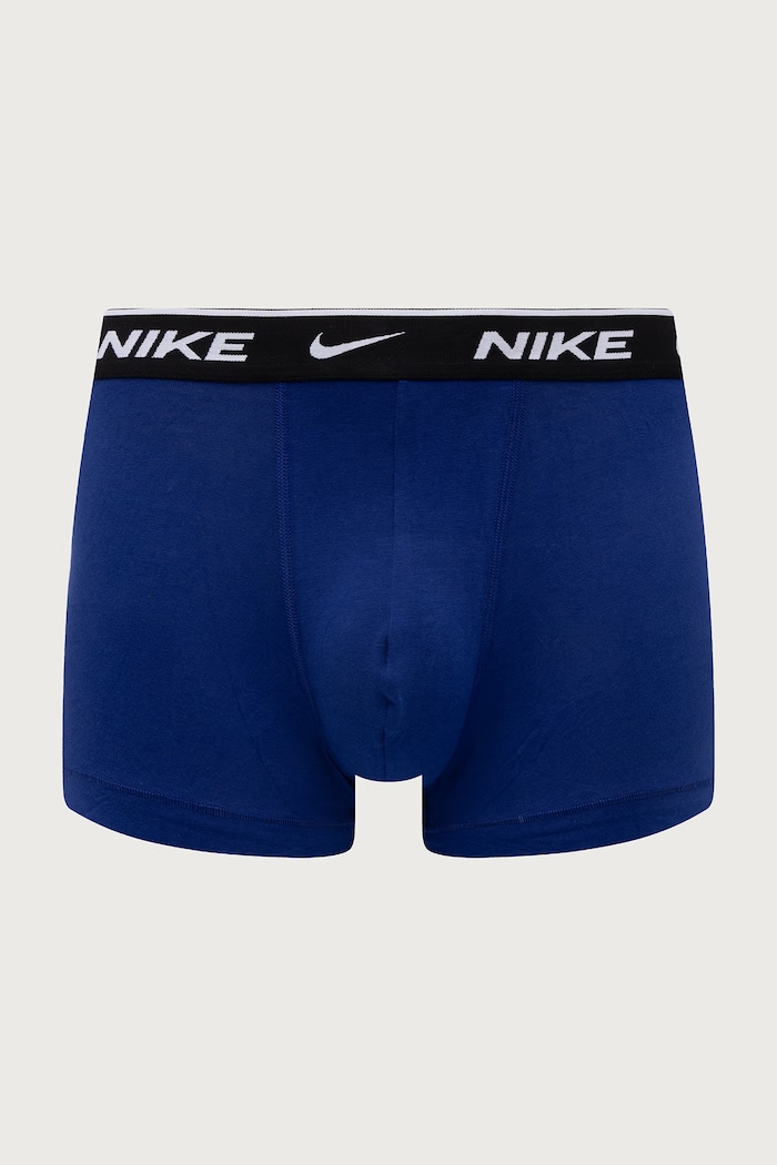 Boxerky pánske bavlnené s elastanom 5-pak Nike modrá NQ00KE1295