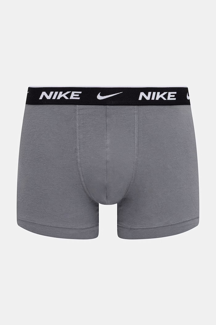 Oblečenie Nike boxerky pánske bavlnené s elastanom 5-pak NQ00KE1295 sivá