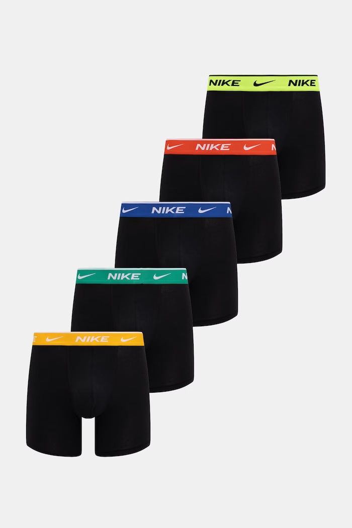 Nike priliehavé boxerky pánske 5-pak čierna NQ00KE1296