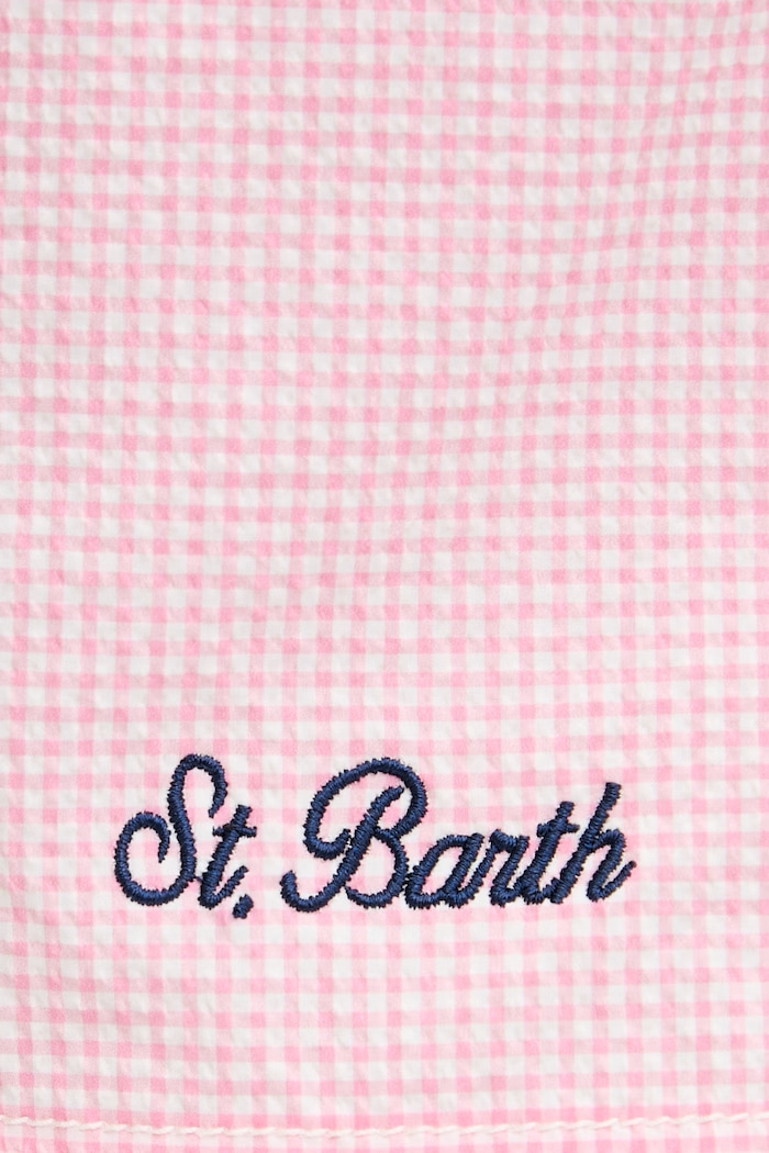 MC2 Saint Barth plavecké šortky pánske ružová PATM001
