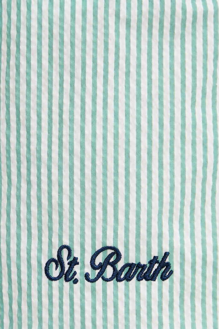 MC2 Saint Barth szorty kąpielowe męskie zielony PATM001