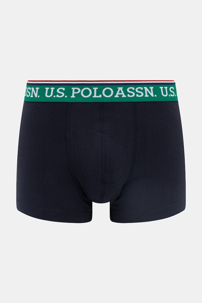 Boxerky U.S. Polo Assn. USPA BRAND HIGHLIGHT 3-pak MUP4078 tmavomodrá AA00