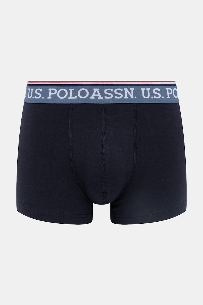 Boxerky U.S. Polo Assn. USPA BRAND HIGHLIGHT 3-pak tmavomodrá MUP4078
