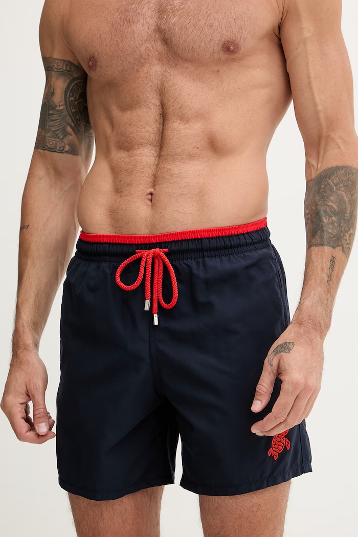 Vilebrequin pantaloni scurți de baie pentru bărbați MOKA MOKU3A01 bleumarin AA00