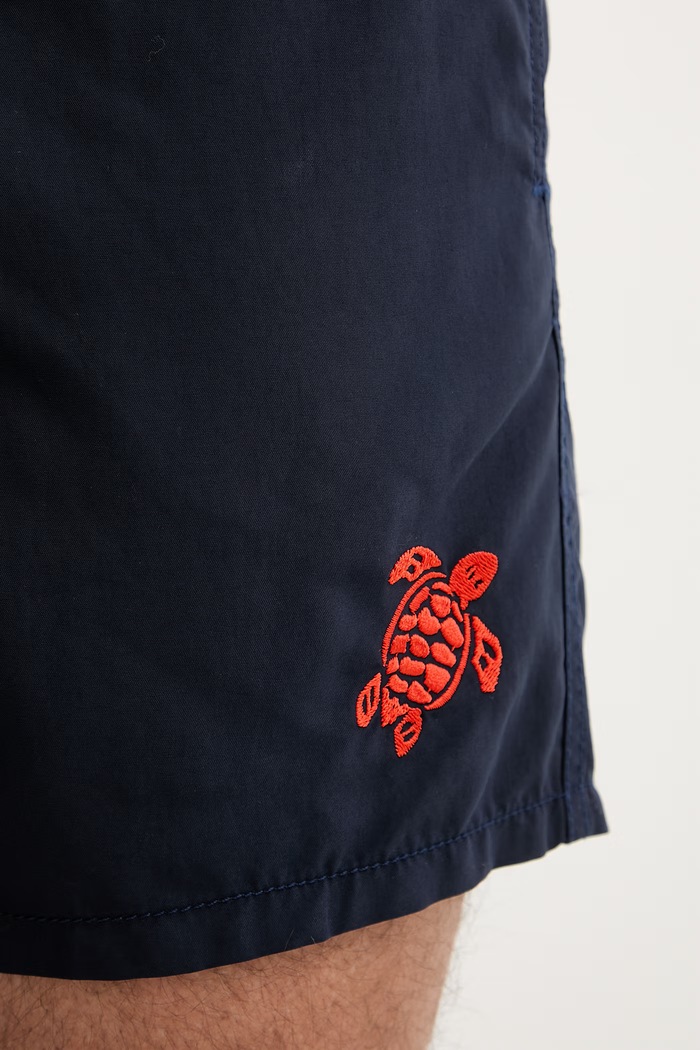 Vilebrequin pantaloni scurți de baie pentru bărbați MOKA bleumarin MOKU3A01