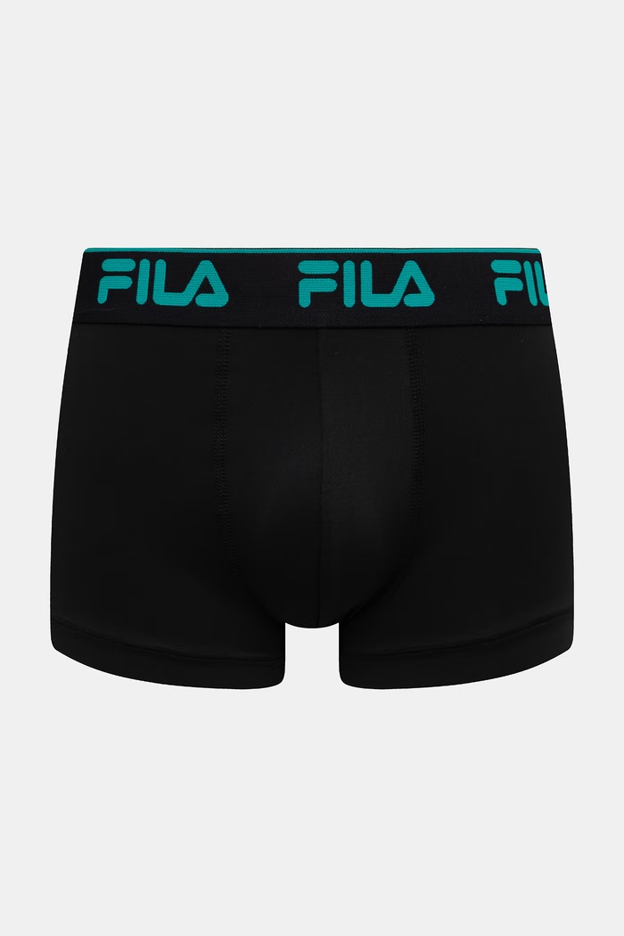 Oblečení Fila přiléhavé boxerky pánské bavlněné s elastanem 2-pack FU5380/2 černá