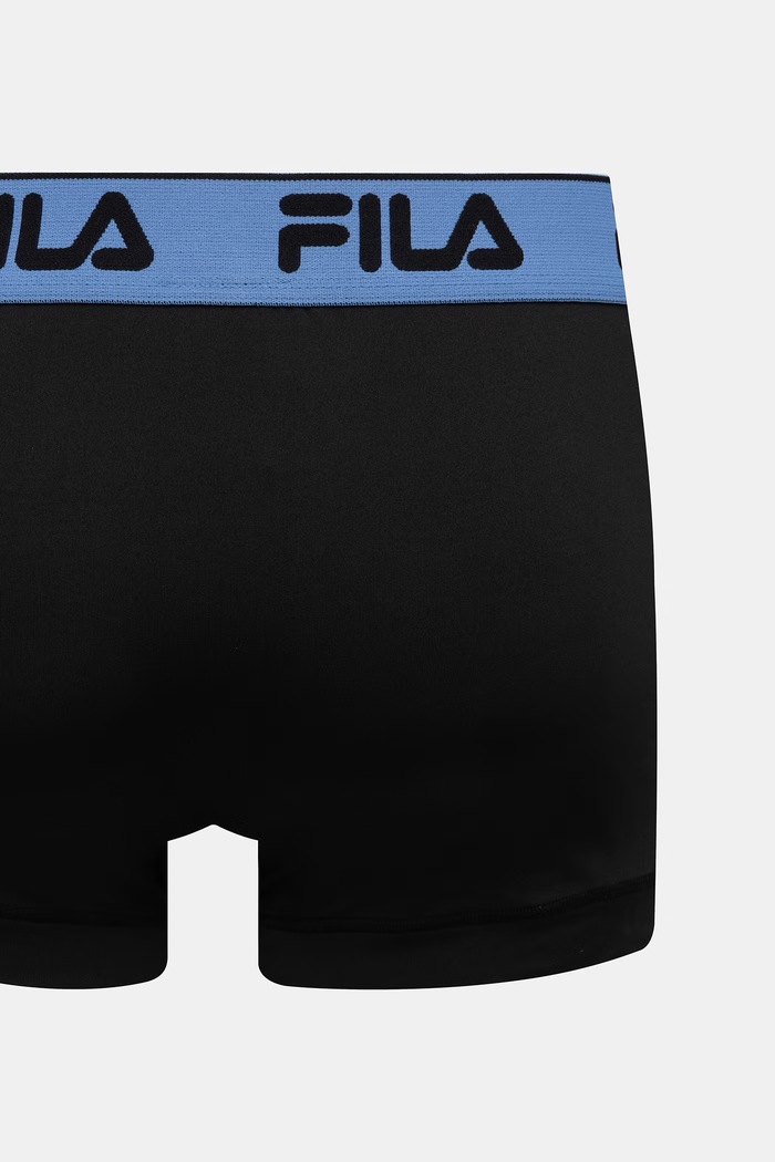Fila přiléhavé boxerky pánské bavlněné s elastanem 2-pack černá FU5380/2