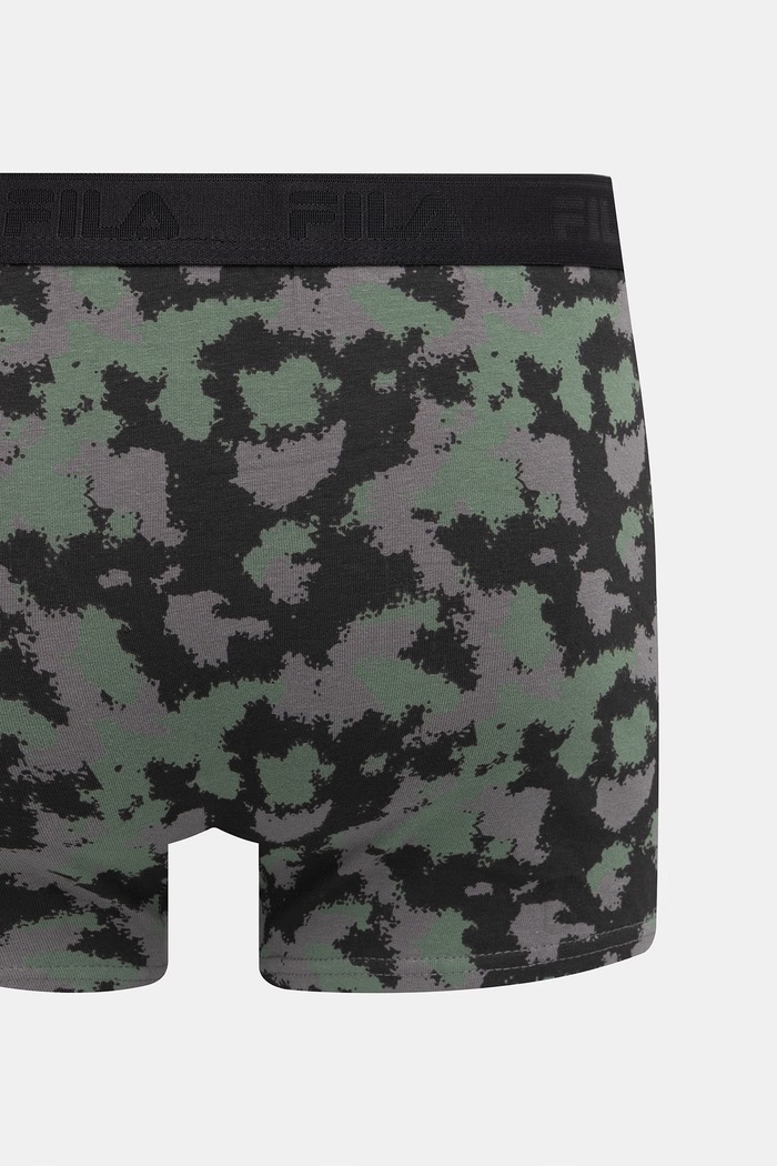 Fila přiléhavé boxerky pánské bavlněné s elastanem 2-pack černá FU5366/2