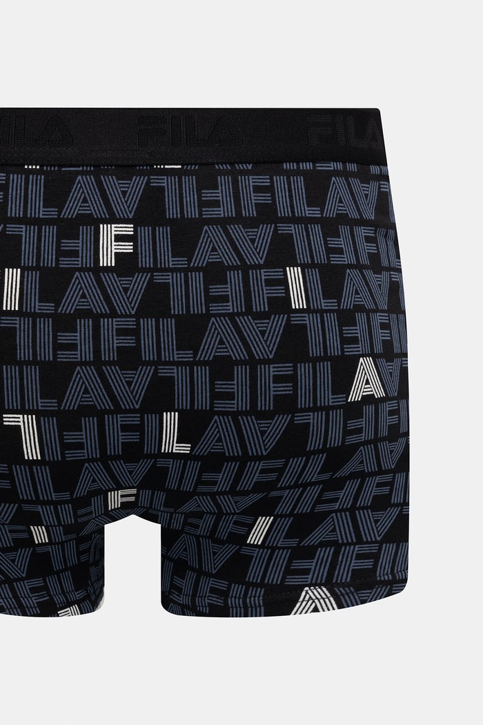 Fila oprijete boksarice moške paket 2 kosov črna FU5368/2
