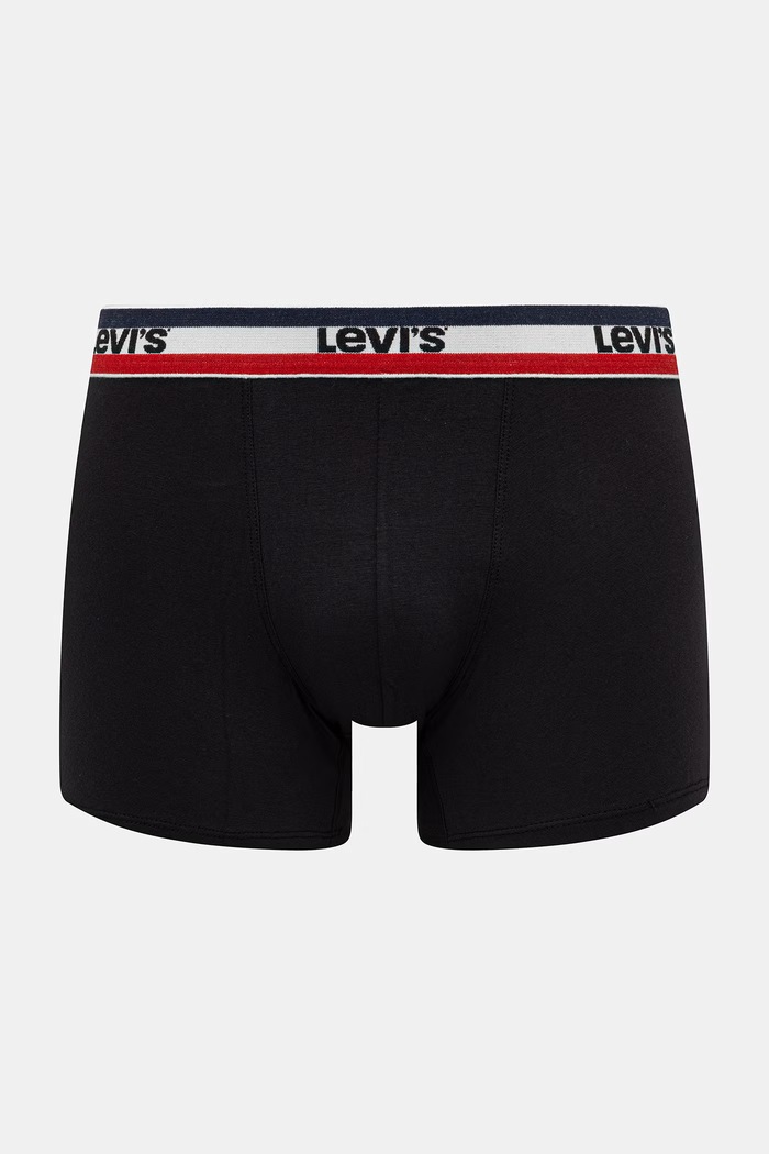 Levi's boxeralsó férfi pamut elasztánnal 4-es csomag 37149.1302 fekete AA00