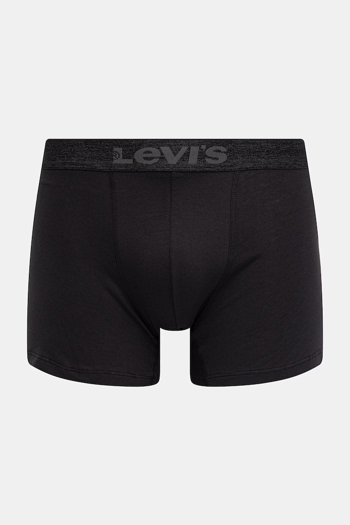 Îmbrăcăminte Levi's boxeri pentru bărbați, din bumbac cu elastan, pachet de 6 37149.1305 negru
