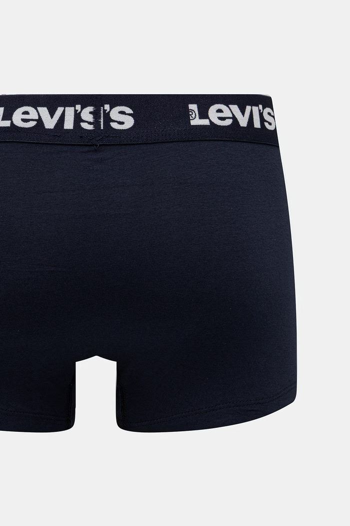 Ruházat Levi's boxeralsó férfi pamut elasztánnal 2-es csomag 37149.1209 sötétkék