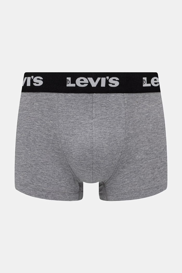 Levi's Boxeralsó férfi pamut elasztánnal 2-es csomag 37149.1233 szürke AA00