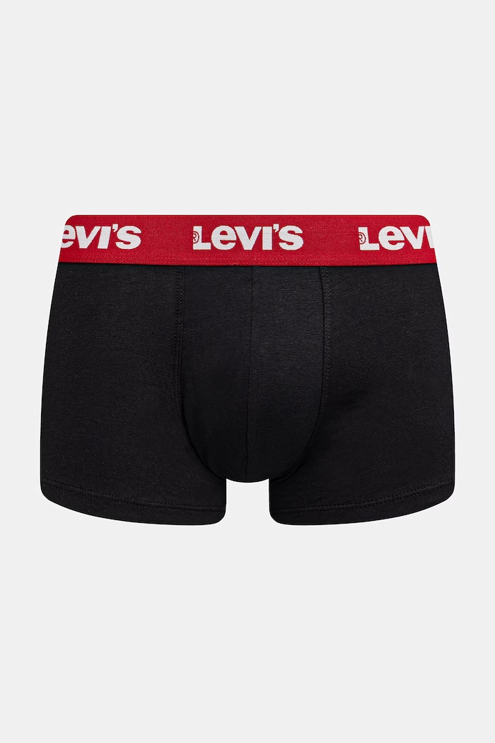 Levi's boxeri pentru bărbați, din bumbac cu elastan pachet de 2 37149.1210 negru AA00
