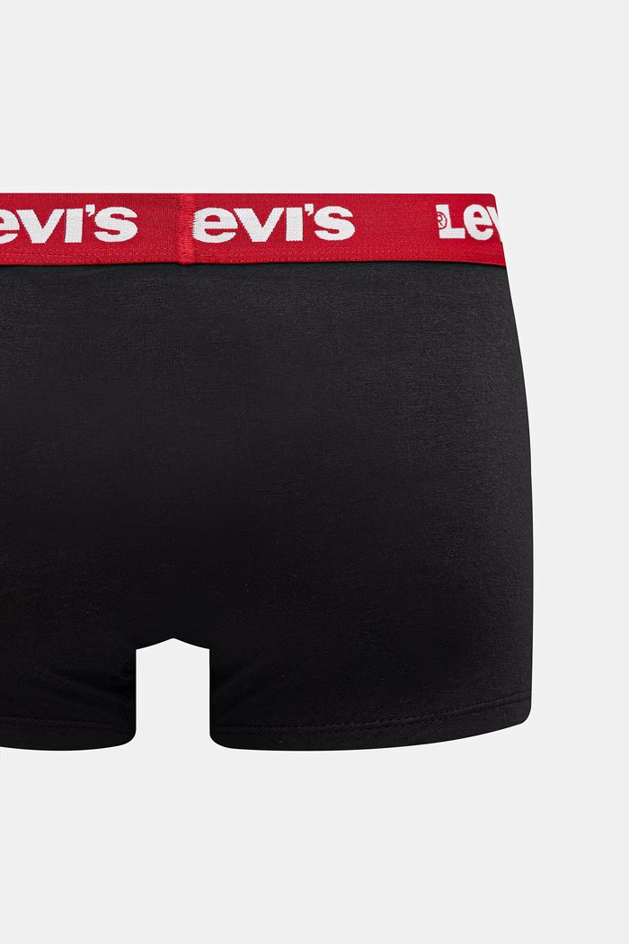 Îmbrăcăminte Levi's boxeri pentru bărbați, din bumbac cu elastan pachet de 2 37149.1210 negru