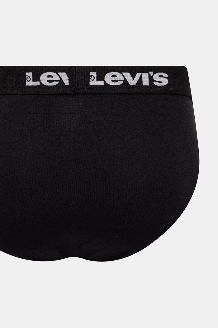 Ruházat Levi's férfi alsónadrág pamut elasztánnal 2-es csomag 37149.1212 fekete