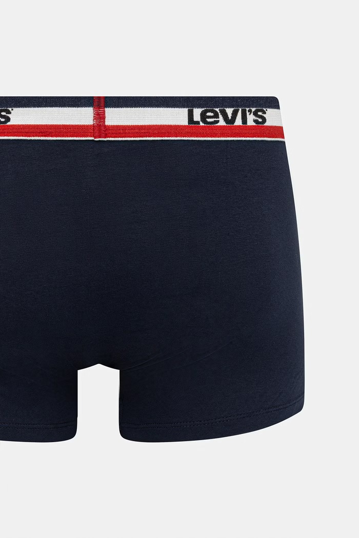 Ruházat Levi's boxeralsó férfi pamut elasztánnal 2-es csomag 37149.1243 sötétkék
