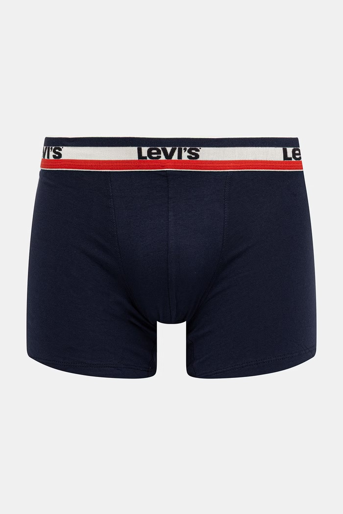 Levi's bokserki męskie bawełniane z elastanem 2-pack 37149.1247 niebieski AA00