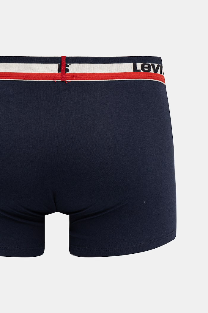 Levi's bokserki męskie bawełniane z elastanem 2-pack niebieski 37149.1247