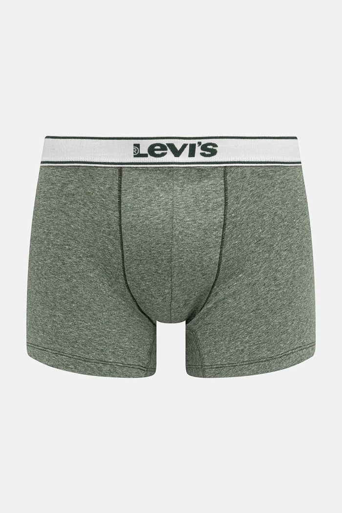 Odzież Levi's bokserki męskie bawełniane z elastanem 2-pack 37149.1253 zielony