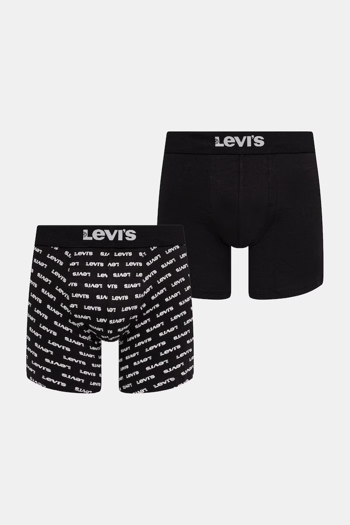 Levi's μποξεράκι Ανδρικό 2-pack μαύρο 37149.1262