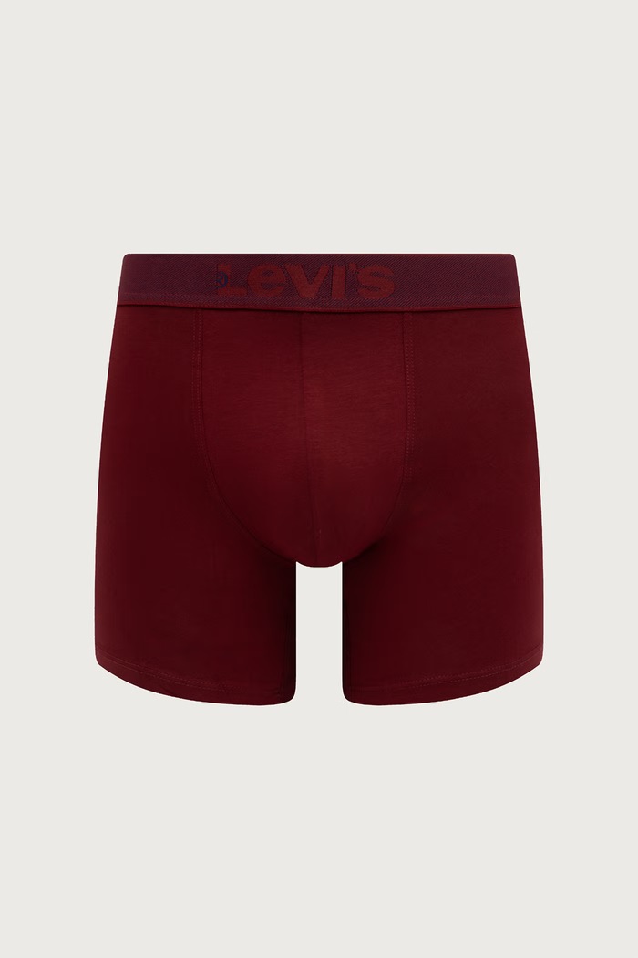 Odjeća Levi's uske bokserice za muškarce od pamuka s elastanom 2-pack 37149.1418 crvena