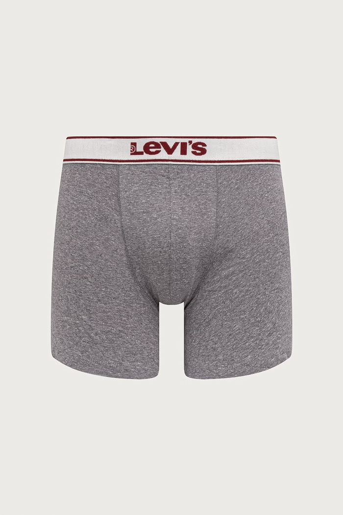 Levi's Боксерки мъжки от памук с еластан 2 броя 37149.1416 сив AA00