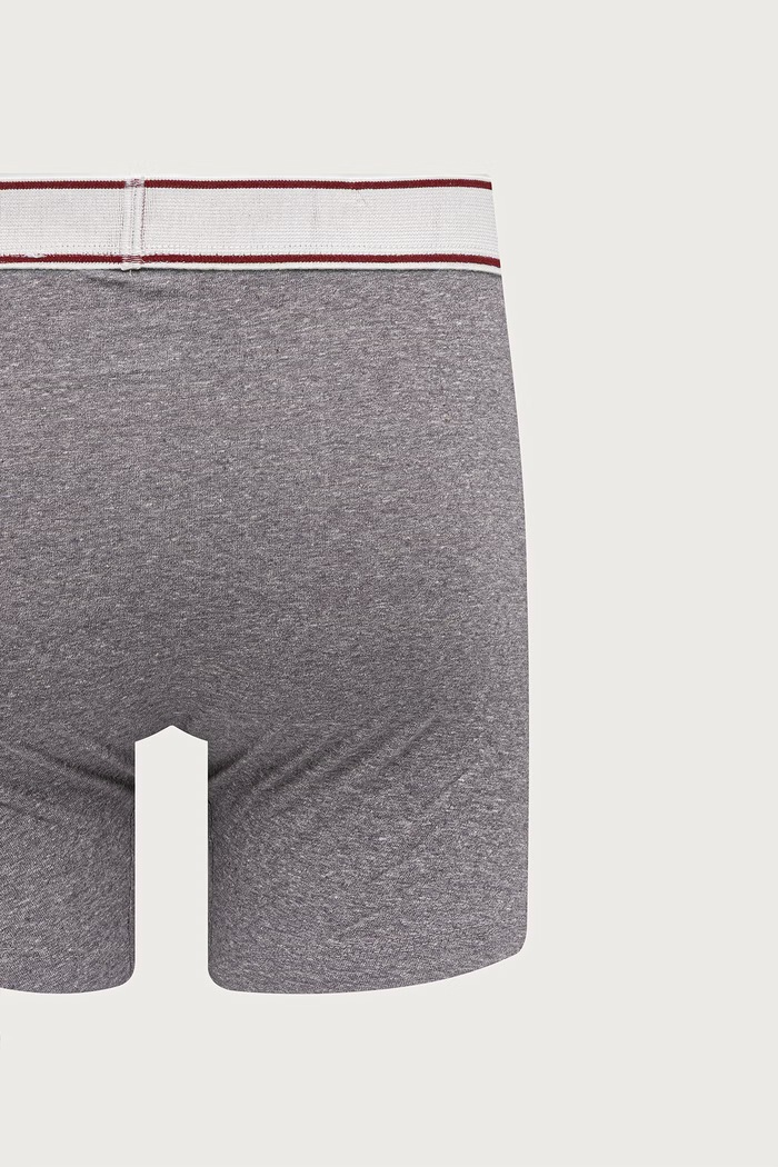Боксерки мъжки от памук с еластан 2 броя Levi's 37149.1416 сив