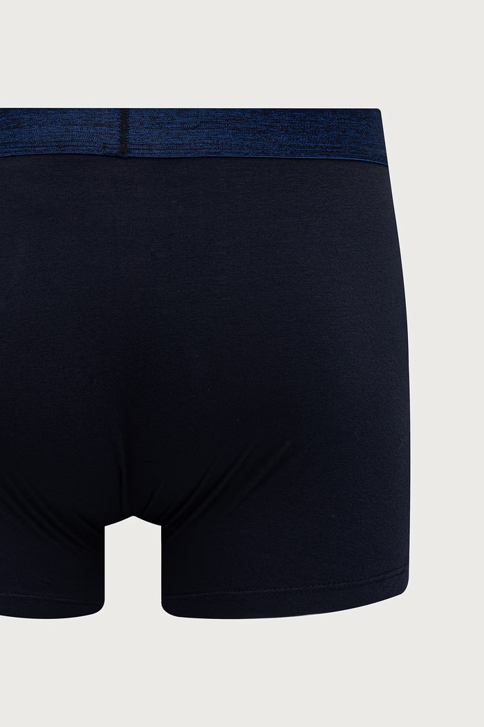 Bokserki damskie z bawełną 3-pack Levi's niebieski 37149.1413