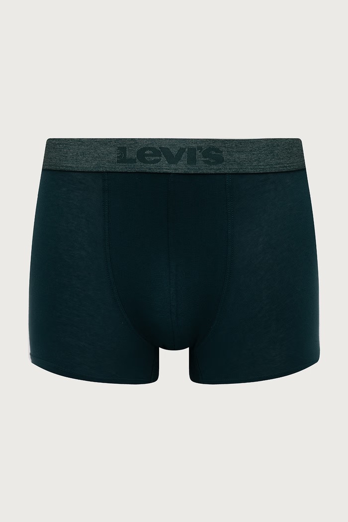 Ρούχα Levi's μποξεράκι ανδρικό βαμβακερό με ελαστάν 3-pack 37149.1412 πράσινο