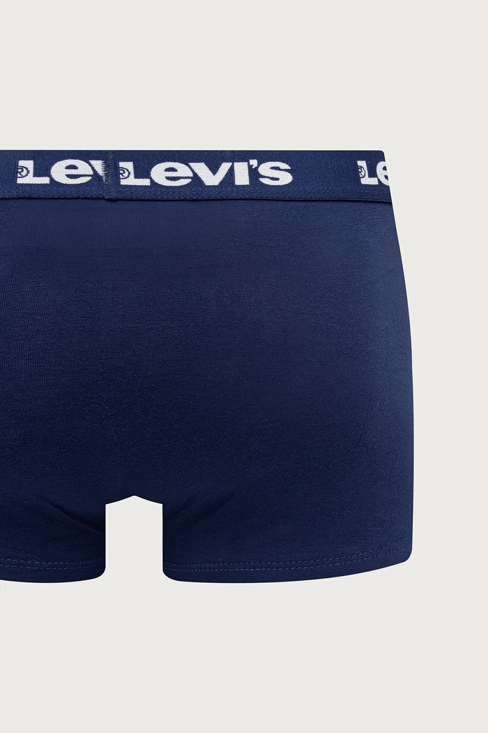 Oprijete boksarice moške bombažne z elastanom paket 2 kosov Levi's rdeča 37149.1411