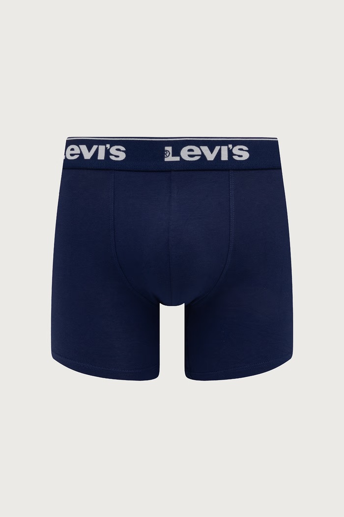 Levi's bokserki męskie bawełniane z elastanem 3-pack 37149.1407 niebieski AA00