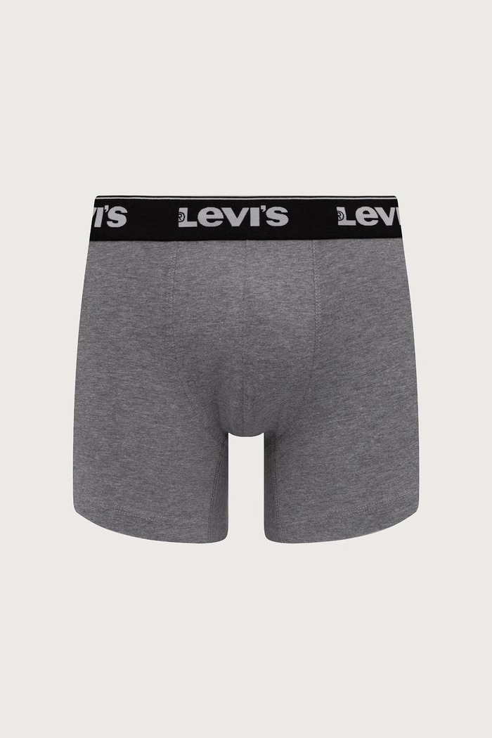 Oblačila Levi's Oprijete boksarice moške bombažne z elastanom paket 3 kosov 37149.1406 zelena