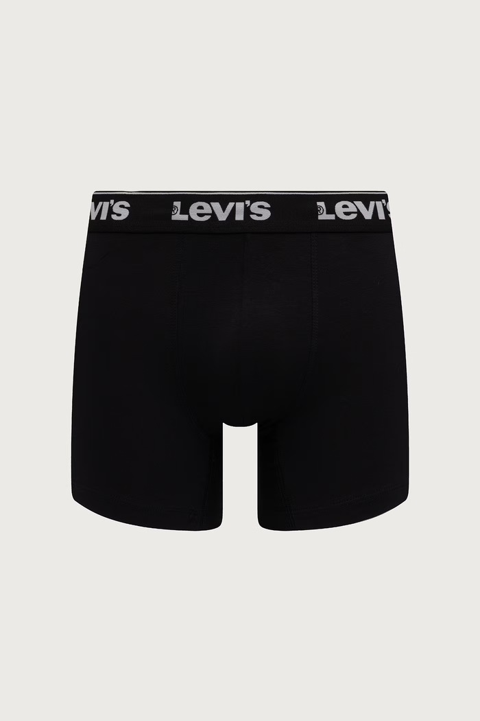Oprijete boksarice moške bombažne z elastanom paket 3 kosov Levi's 37149.1406 zelena