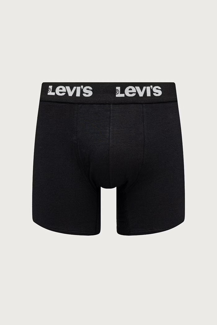 Levi's Priliehavé boxerky pánske bavlnené s elastanom 3-pak 37149.1402 zelená AA00