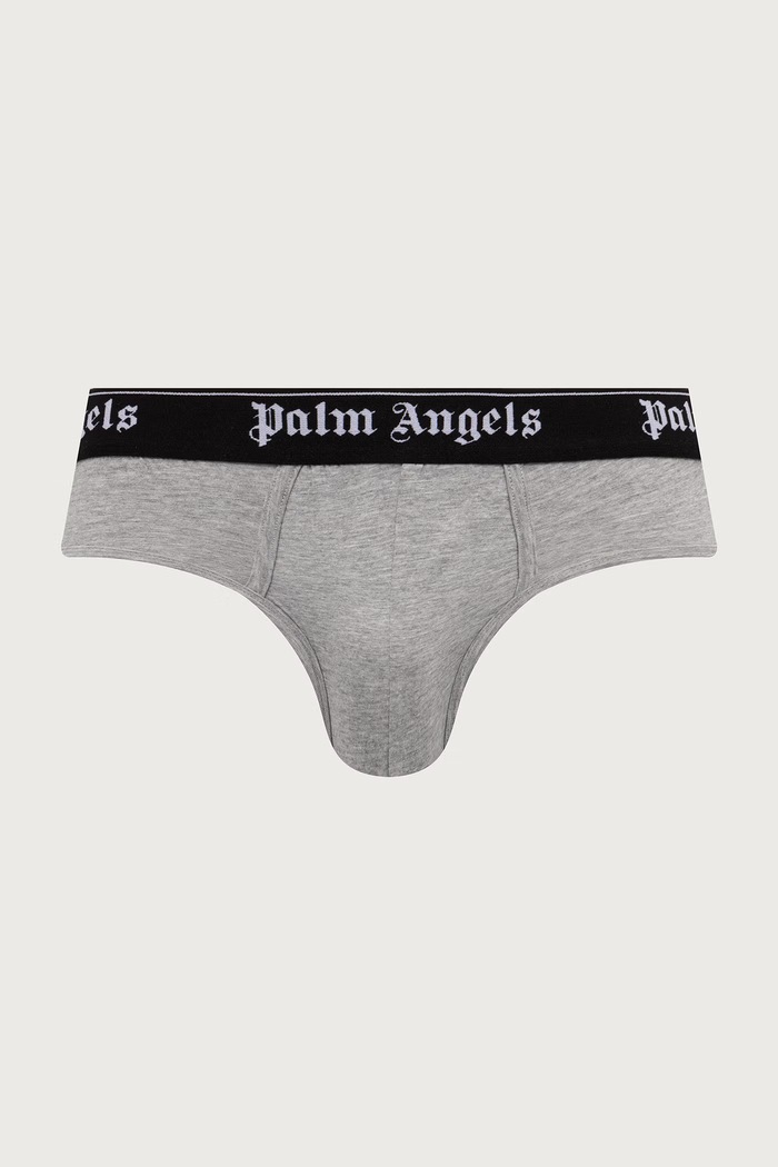 Palm Angels slipy męskie z bawełną PLA1UMWSP04TR szary AA00