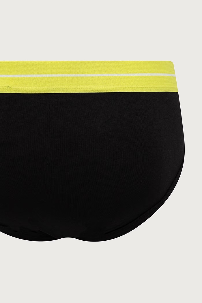 Slip gaće za muškarce od pamuka s elastanom 2-pack Palm Angels crna PLA1UMWSP02BI