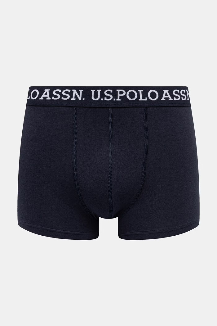 Odzież U.S. Polo Assn. bokserki dopasowane męskie z bawełną 3-pack MUP3437 granatowy