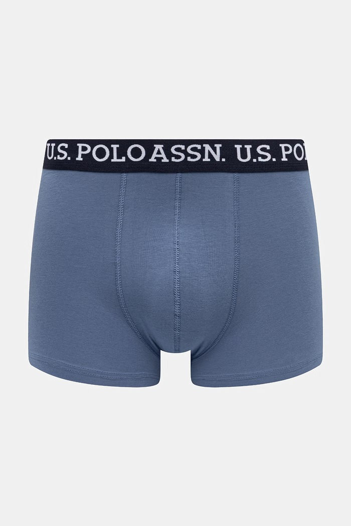 U.S. Polo Assn. bokserki dopasowane męskie z bawełną 3-pack granatowy MUP3437