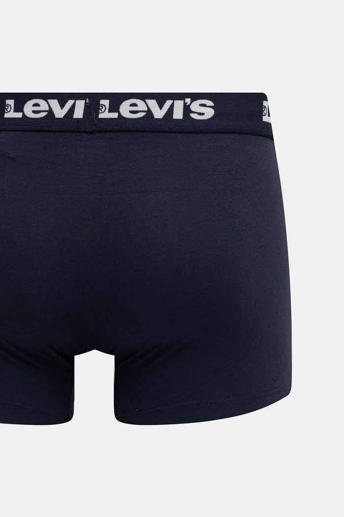 Levi's bokserki dopasowane męskie bawełniane z elastanem 6-pack granatowy 37149.1222.
