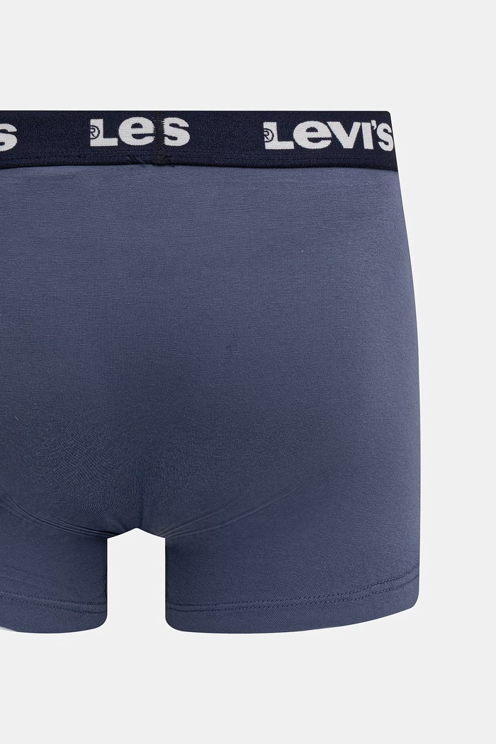Levi's bokserki dopasowane męskie bawełniane z elastanem 6-pack 37149.1222. granatowy