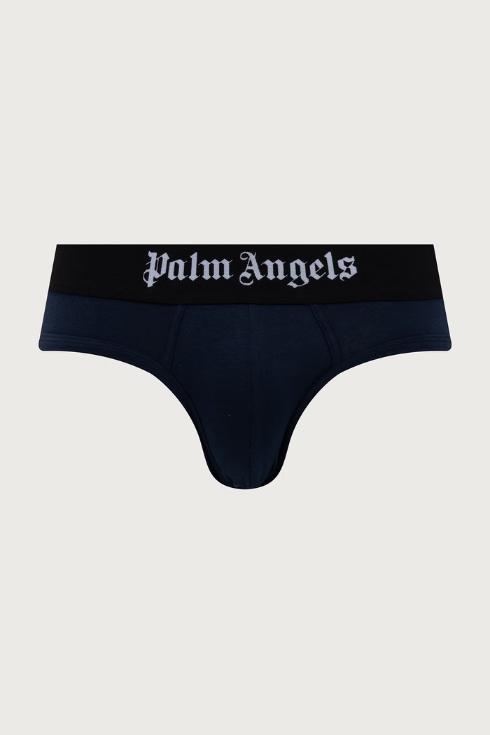 Palm Angels slipy męskie z bawełną 3-pack PLA1UMBSP01TR granatowy AA00