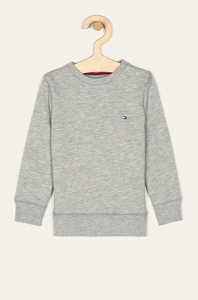 Tommy Hilfiger - Detská mikina 80-176 cm bez kapucne sivá KB0KB04137