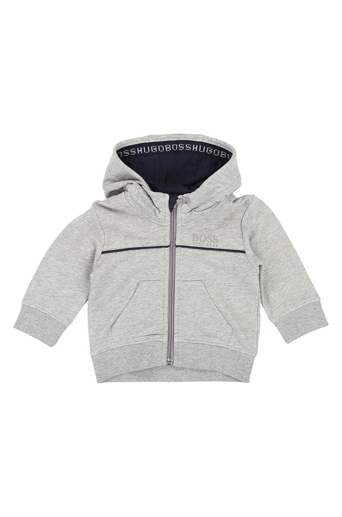 Boss - Bluza copii 62-80 cm imprimeu gri J05P04