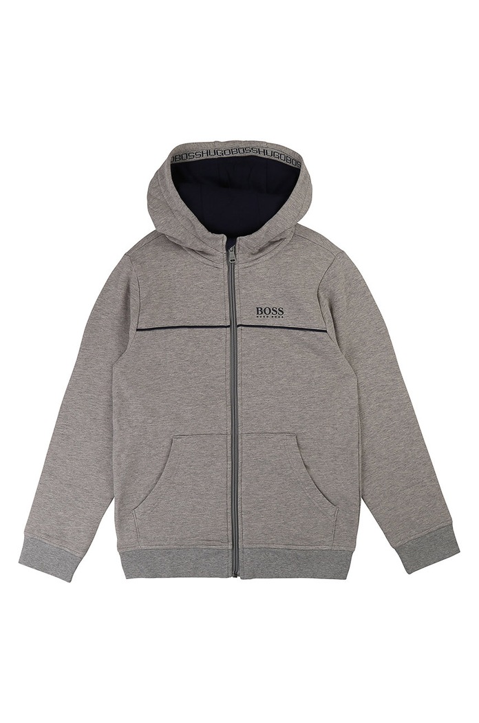 Boss - Bluza copii 164-176 cm uni gri J25P08.164.176