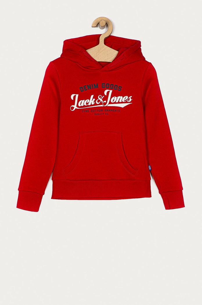 Jack & Jones - Bluza dziecięca 152-176 cm z kapturem czerwony 12173883
