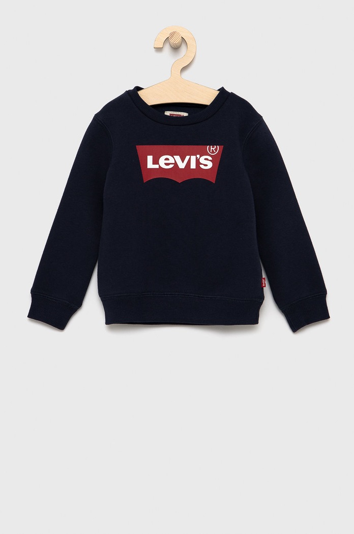 Παιδική μπλούζα Levi's στάμπα σκούρο μπλε 8E9079.NOS.B