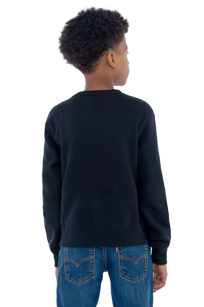 Dětská mikina Levi's 8E9079.NOS.B černá AA00